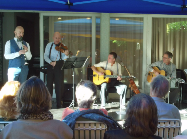 Gadjolinos bei Richi 2 Villa Irniger Konzert